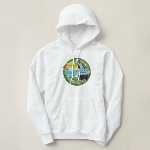 Ontdek geweldige costa rica logo hoodie