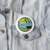 Ontdek geweldige costa rica logo ronde button 7,6 cm (In situ)