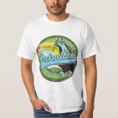 Ontdek geweldige costa rica logo t-shirt (Voorkant)