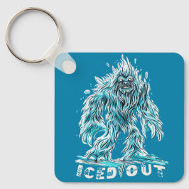 Ontdek grappige Bigfoot Gifts & Chilling Yeti Item Sleutelhanger