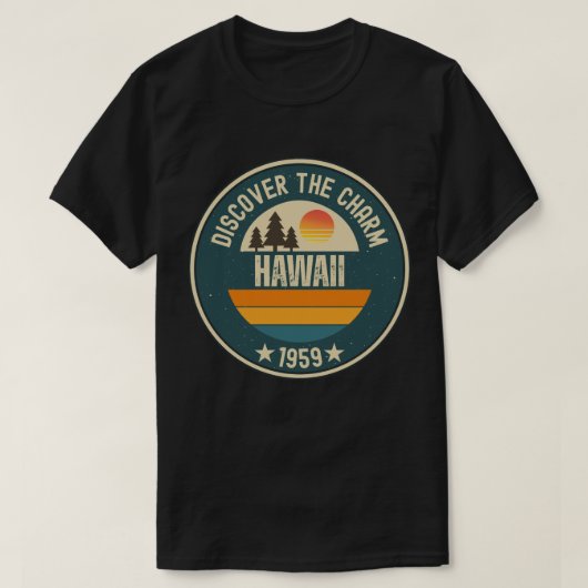 Ontdek Hawaii - Design voor elke liefhebber T-shirt (Design voorkant)