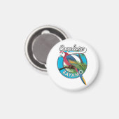 Ontdek Hawaii retro logo magneet (Voorkant / Achterkant)
