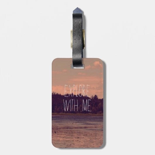 Ontdek het Bagagelabel met mij (Achterkant verticaal)