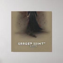 Ontdek het betoveren van een misleid demoir canvas afdruk