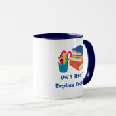 Ontdek het boek - Back to School Reading Lover Mok (Voorkant rechts)