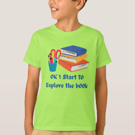 Ontdek het boek - Back to School Reading Lover T-shirt