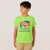 Ontdek het boek - Back to School Reading Lover T-shirt (Voorkant volledig)