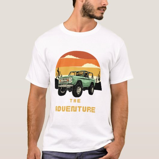 Ontdek het buitenleven in stijl t-shirt (Voorkant)