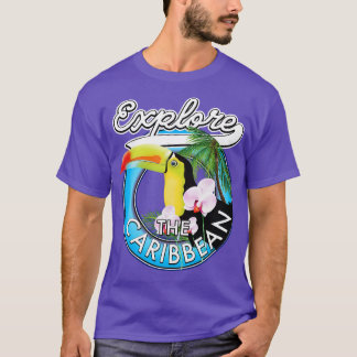 Ontdek het Caribisch gebied T-shirt