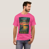 Ontdek het eilandparadijs van Kiribati -  Trav T-shirt (Voorkant volledig)