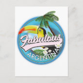 ontdek het fantastische Argentinië logo Briefkaart (Voorkant)