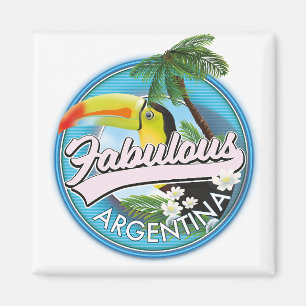 ontdek het fantastische Argentinië logo Magneet
