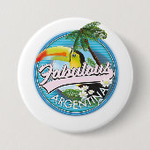ontdek het fantastische Argentinië logo Ronde Button 7,6 Cm (Voorkant)
