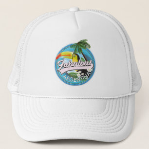 ontdek het fantastische Argentinië logo Trucker Pet
