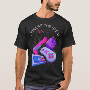 Ontdek het fantastische gamemenmodel met een ingeb t-shirt