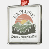 Ontdek het Great Smoky Mountains National Park Metalen Ornament (Links)