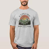 Ontdek het Great Smoky Mountains National Park T-shirt (Voorkant)