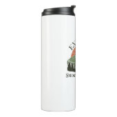 Ontdek het Great Smoky Mountains National Park Thermosbeker (Gedraaid links)