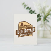 Ontdek het Isle Royale National Park Feestdagenkaart (Staand voorkant)