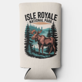 Ontdek het Isle Royale National Park Lake Superior Seltzer Blikjeskoeler