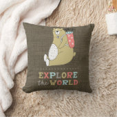 Ontdek het Kind van het World Boho Beer Kussen (Deken)