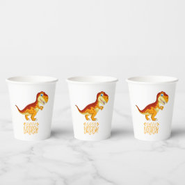 Ontdek het leuke Kind Dino Gold Papieren Bekers