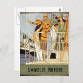 Ontdek het leven: Betonreis Briefkaart (Voorkant / Achterkant)