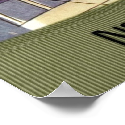 Ontdek het leven: Betonreis Poster (Hoek)