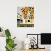 Ontdek het leven: Betonreis Poster (Thuiskantoor)