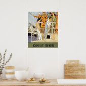 Ontdek het leven: Betonreis Poster (Keuken)