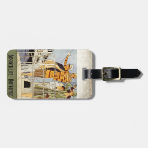 Ontdek het leven: Bon Voyage Bagagelabel