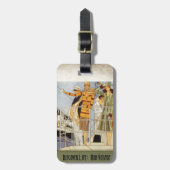 Ontdek het leven:  Bon Voyage Bagagelabel (Voorkant verticaal)