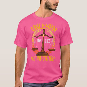 Ontdek het leven dat we hebben ingebouwd tegen rac t-shirt