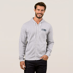 Ontdek het leven Mannen Full-zip Hoodie