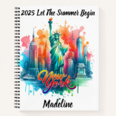 Ontdek het levendige NYC en het Vrijheidsbeeld Notitieboek (Voorkant)