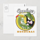 Ontdek het logo van Tela Honduras Briefkaart (Voorkant / Achterkant)