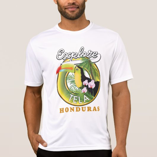 Ontdek het logo van Tela Honduras T-shirt (Voorkant)