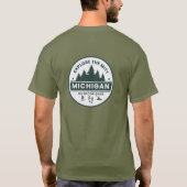 Ontdek het Mannen T-shirt van Mitt, Michigan (Achterkant)