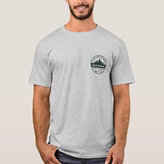 Ontdek het Mannen T-shirt van Mitt, Michigan (Voorkant)