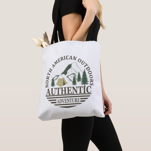 Ontdek het Noord-Amerikaanse outdoor wandelavontuu Tote Bag (Dichtbij)