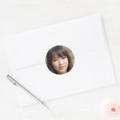 Ontdek het onbekende ronde sticker (Envelop)