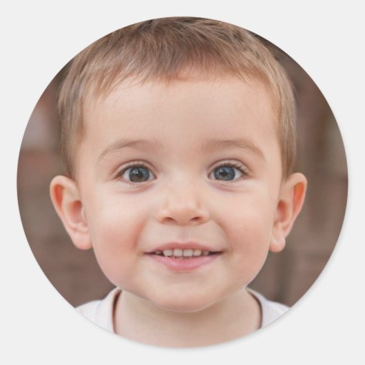 Ontdek het onbekende ronde sticker (Voorkant)