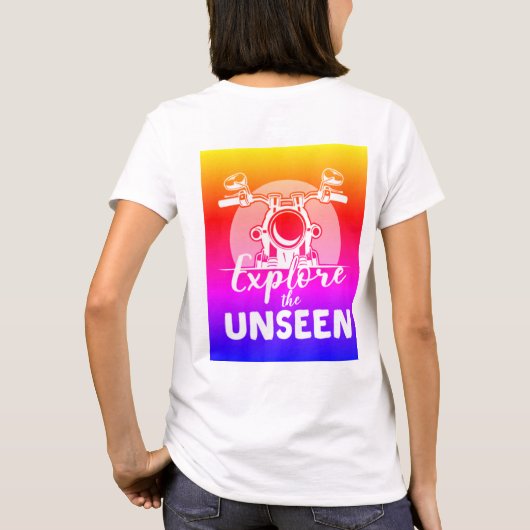 Ontdek het ongeziene t-shirt (Achterkant)