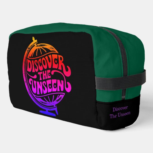 Ontdek het ongeziene Wereldbol Toilettasje (Linkerhoek)