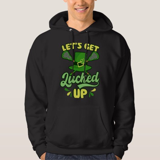 Ontdek het ontwerp van Lacrosse St. Patricks Day Hoodie (Voorkant)