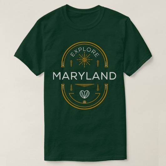 Ontdek het ontwerp van Maryland T-shirt (Design voorkant)
