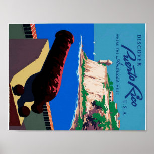 ontdek het Poster van Puerto Rico WPA