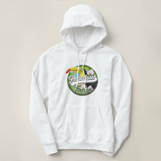 Ontdek het prachtige Ecuador logo Hoodie (Design voorkant)