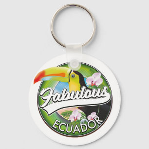 Ontdek het prachtige Ecuador logo Sleutelhanger
