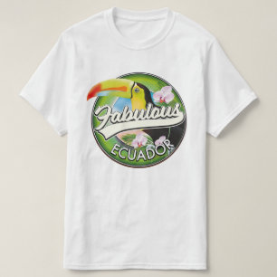Ontdek het prachtige Ecuador logo T-shirt
